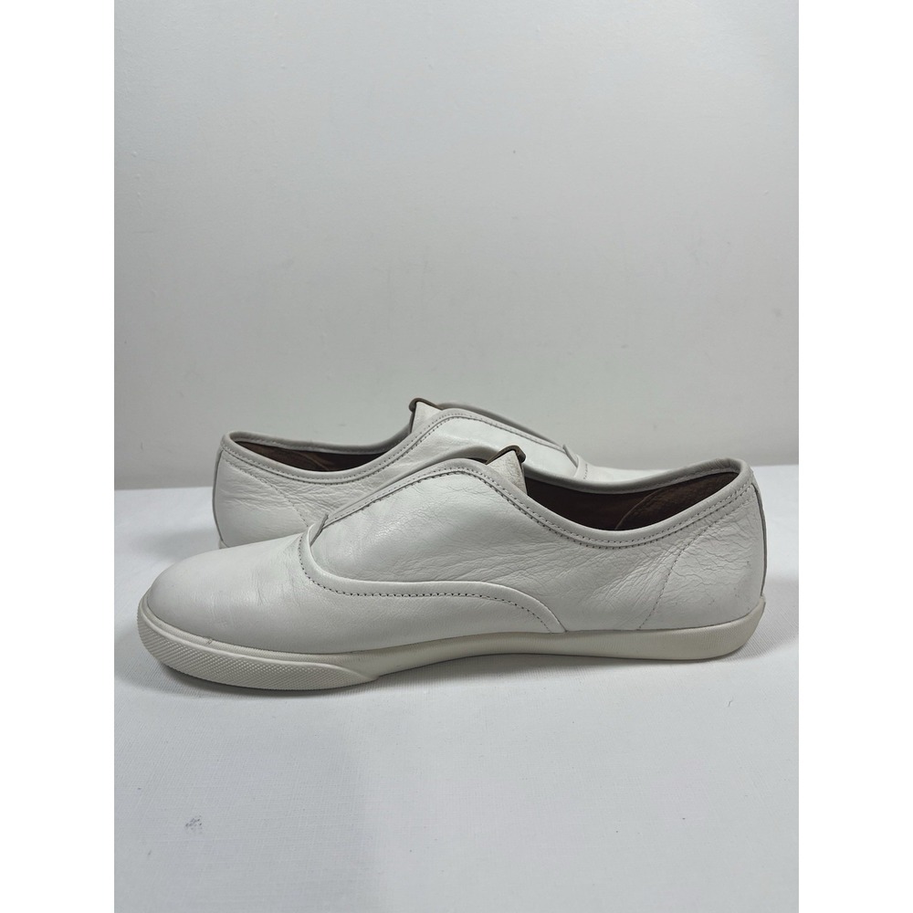 Frye Womens Maya CVO Slip On Sneakers White Leather Shoes 9M Casual Classic Fest - Picture 7 of 16